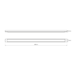 led svjetiljka crna 120cm 36w 4000k ledshop 4