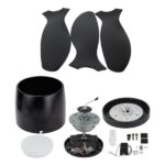 led stropni ventilator svjetiljka crni 18w ledshop 2